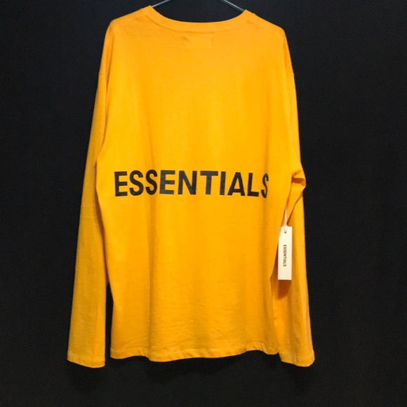 fear of god essentials yellow